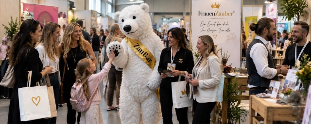 Messebild von der Frauenzauber-Messe